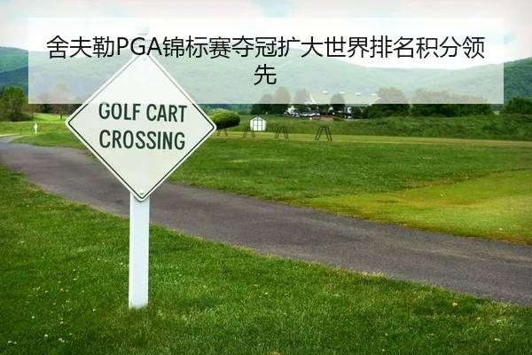 舍夫勒PGA锦标赛夺冠扩大世界排名积分领先